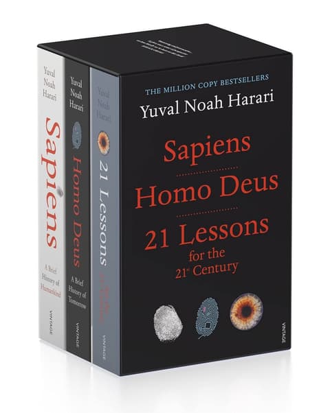 Yuval Noah Harari Box Set (Sapien, Homo Deus, 21 Lessons)