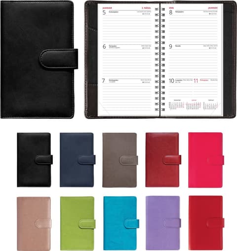 2026 Kalendermärkmik Miniboss Nädal, spiraalköide, LUX kaaned