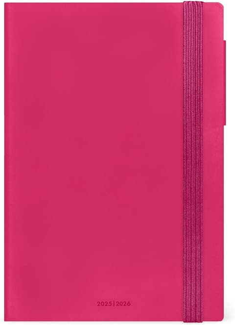 LEGAMI 25/26 kalendermärkmik keskmine 12x18cm Raspberry (16kuud/päev)