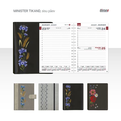 2026 Kalendermärkmik Timer MINISTER Tikand Päev