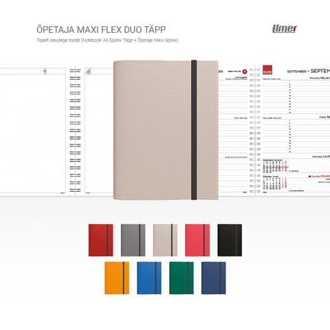 2025/2026 Timer Õpetaja MAXI Flex Duo/Täpp