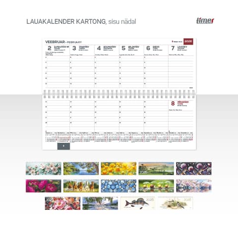 2026 Lauakalender Kartong