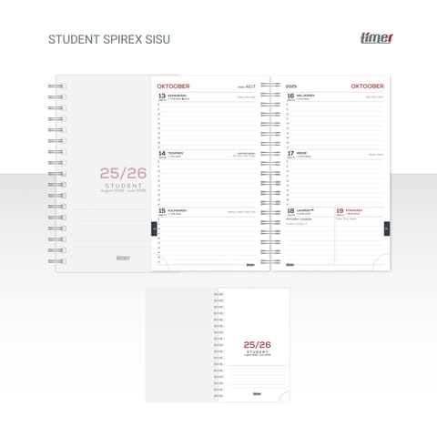 2025/2026 Timer Student Spirex sisu