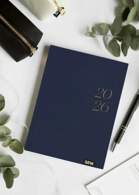 Tegude Kalender märkmik - öösinine 2026