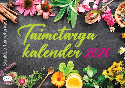 Seinakalender 2026 Taimetarga kalender A4.