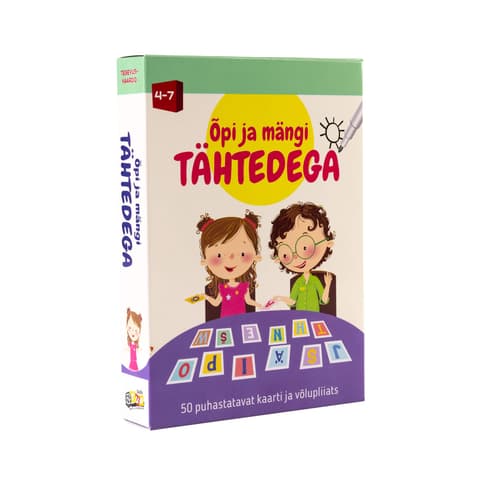 Tegevuskaardid Õpi ja mängi tähtedega