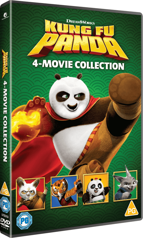 DVD Kung Fu Panda: 4-Movie Collection