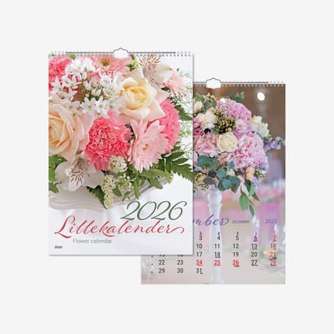 2026 Seinakalender TIMER Lillekalender
