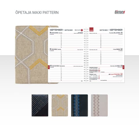 2025/2026 Timer Õpetaja MAXI Pattern