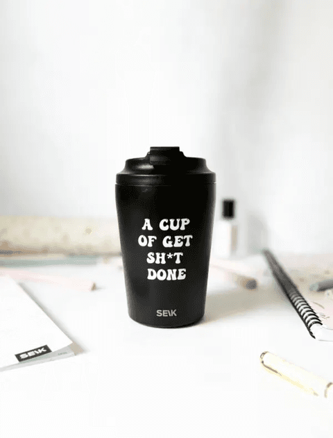 Kohvitermos terasest – get sh*t done (350 ml)