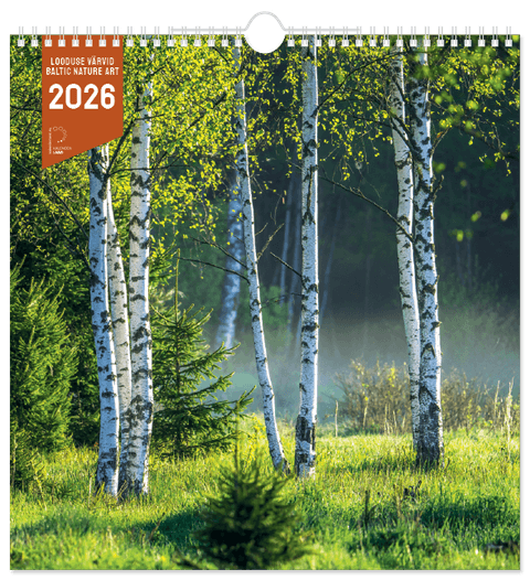 Seinakalender LOODUSE VÄRVID 2026, ART