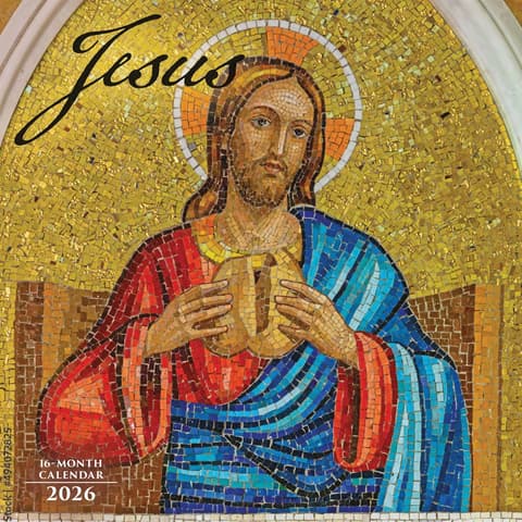 Seinakalender 2026 Jesus Wall