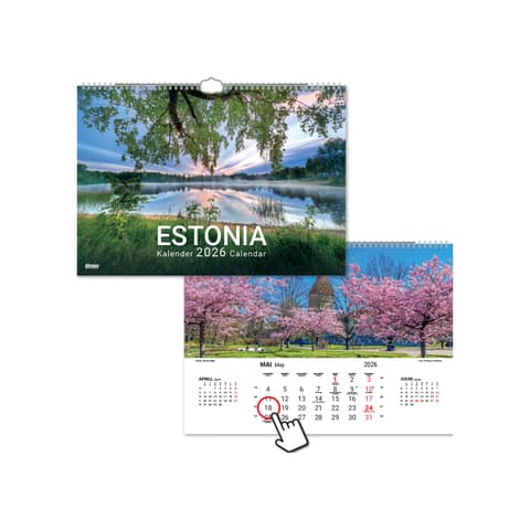 2026 Seinakalender TIMER Estonia