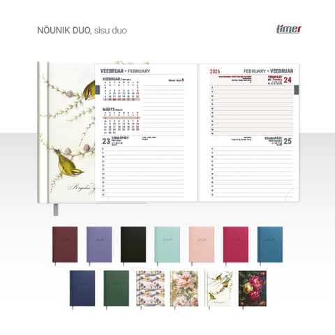 2026 Kalendermärkmik Timer NÕUNIK Duo