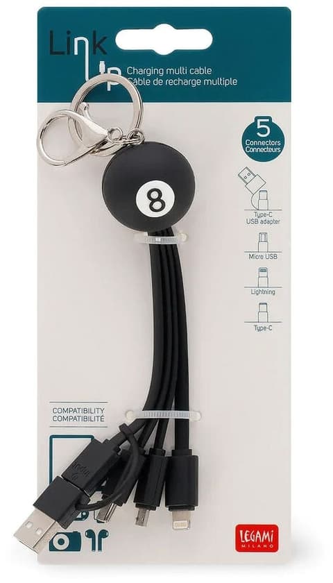 LEGAMI Laadimiskaabel 8 Ball 4in1