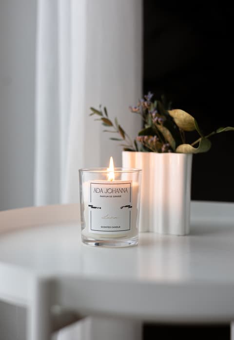 Parfüümküünal Luna, läbipaistev klaas 140g