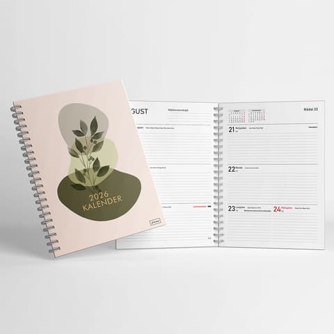 Kalendermärkmik 2026 SKH (spiraalköide horisontaalne sisu), 178 lk