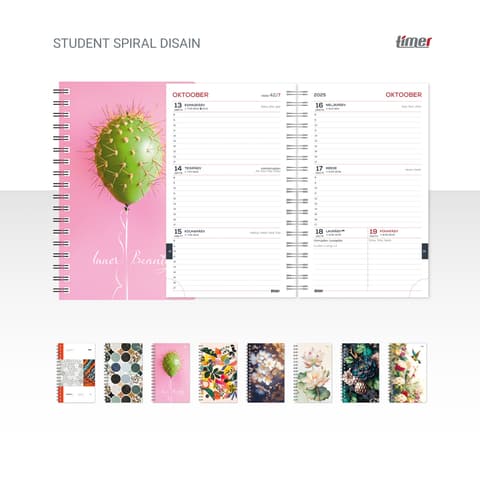 2025/2026 Timer Student Spiral DISAIN