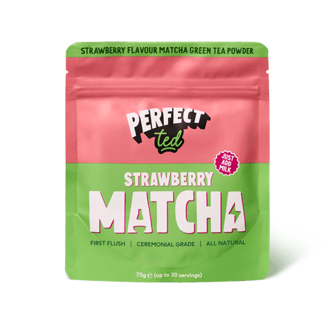 PerfectTed Matcha Pulber Maasikamaitseline 75g