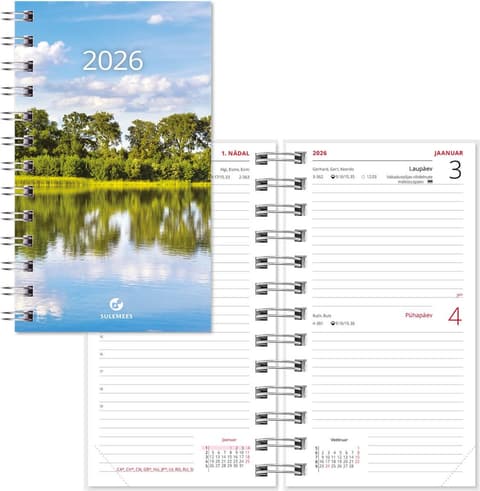 2026 Kalendermärkmik Miniboss Päev, spraalköites SISU