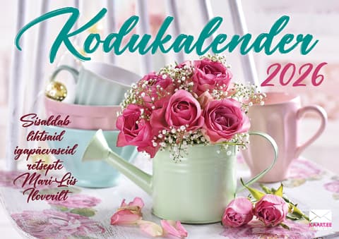 Seinakalender 2026 Kodukalender A4.