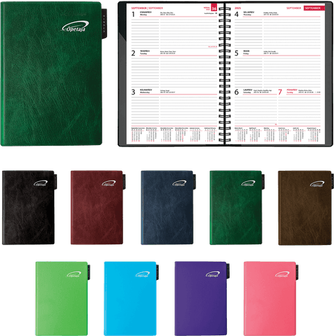 2025/2026 Õpetaja raamat, mahulised plastkaaned, kõik kaanevärvid