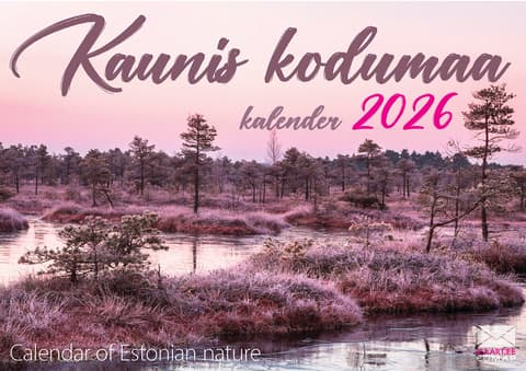 Seinakalender 2026 Kaunis Kodumaa kalender A4.