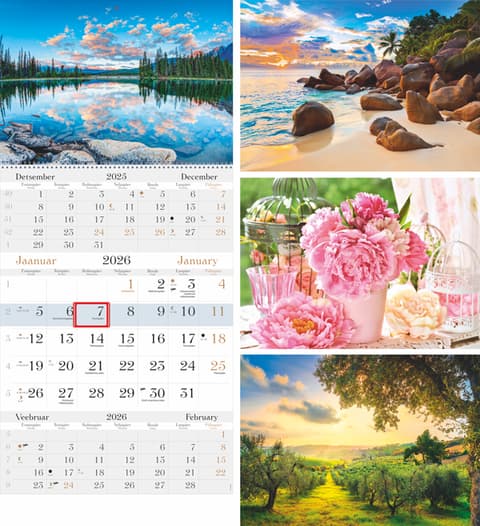 Trio LUX kalender 2026