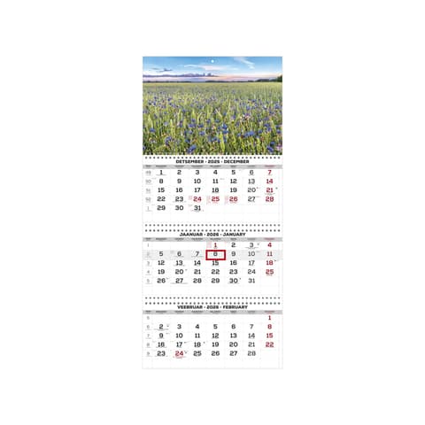 Seinakalender 2026 TRIO EXTRA