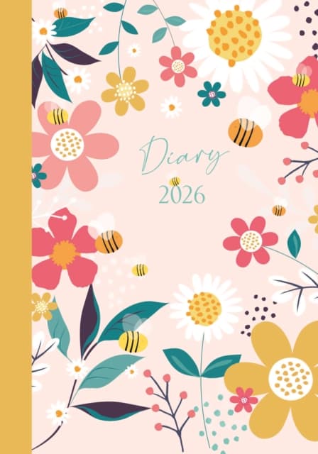 Kalendermärkmik 2026 Fashion Diary Contemporary Flowers A6 D