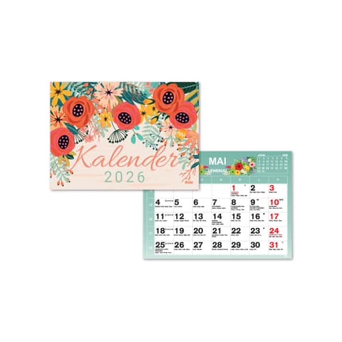 2026 Seinakalender TIMER Color A4