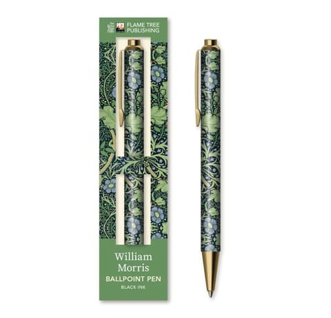 Pastapliiats karbis William Morris: Seaweed Boxed Decorative Ballpoint Pen JAH
