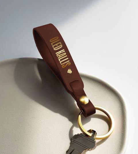 Giftish Nahast võtmehoidja OLED KALLIS pruun