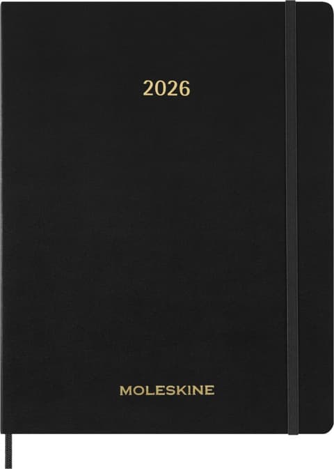 Kalendermärkmik ESSENTIAL PLANNER 2026 WKLY VERT XXL BLACK