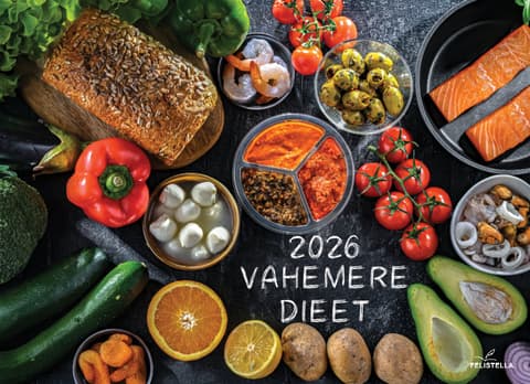 Seinakalender Vahemere dieet 2026
