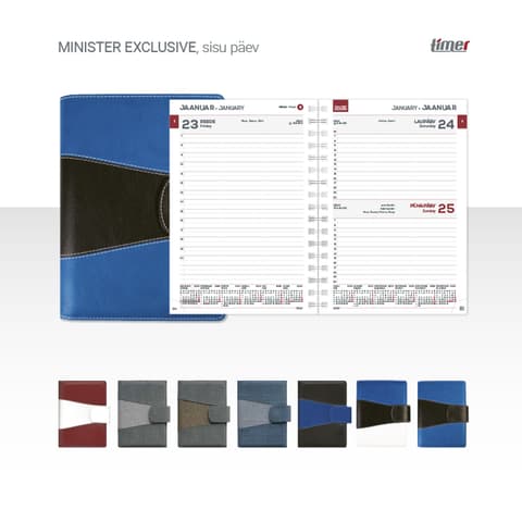 2026 Kalendermärkmik Timer MINISTER Exclusive Päev