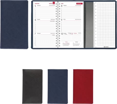 2026 Kalendermärkmik Taskumärkmik M1 PLUSS, kolmeosaline LUX kaas, tel.vihik,märkmeplokk