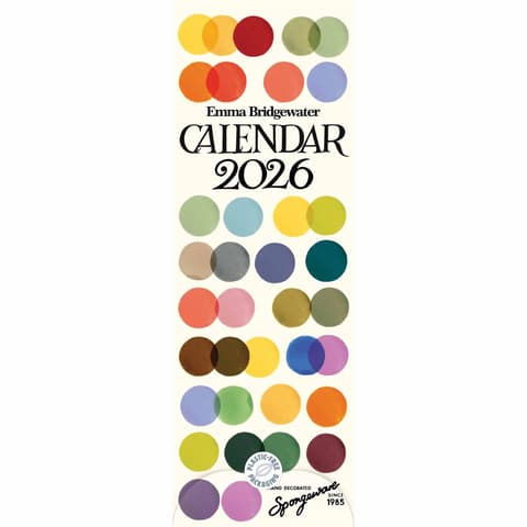Seinakalender 2026 Emma Bridgewater, Colour Palette (PFP) Slim