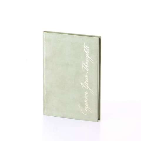 Märkmik Sage Green velvet