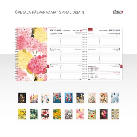 2025/2026 Timer Õpetaja Spiral DISAIN