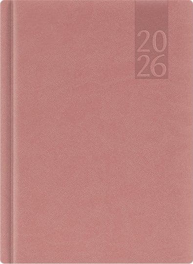 2026 Kalendermärkmik Päev A5, kõvaköide, kunstnahast kaaned