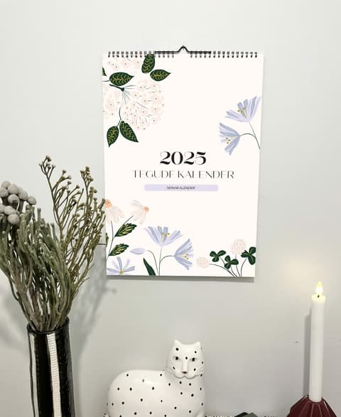 SEIK Tegude Kalender seinakalender 2026 – lillede lummuses (A3)