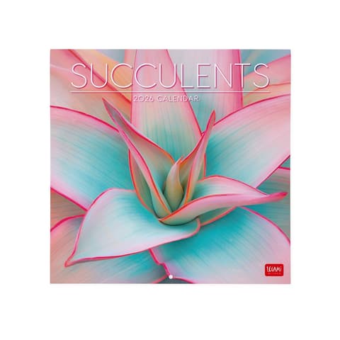 LEGAMI 2026 seinakalender 30x29cm Succulents