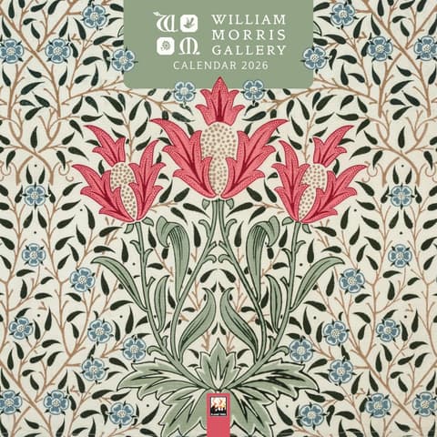 Flametree William Morris Gallery Wall Calendar 2026