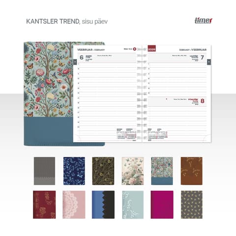 2026 Kalendermärkmik Timer KANTSLER Trend Päev