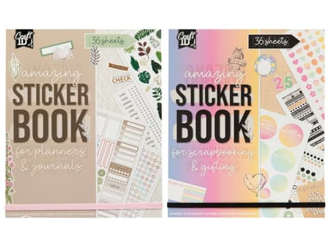 Kleebiseraamat, 18x22 cm, 36 lehte, 160 gsm