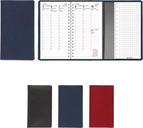 2026 Kalendermärkmik Taskumärkmik EURO PLUSS, kolmeosaline LUX kaas,tel. vihik, märkmeplokk