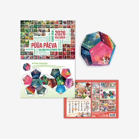 2026 Seinakalender TIMER Püüa päeva (Carpe diem)