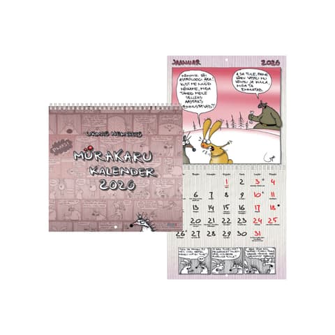 2026 Seinakalender TIMER Mürakaru (U. Nemvalts)