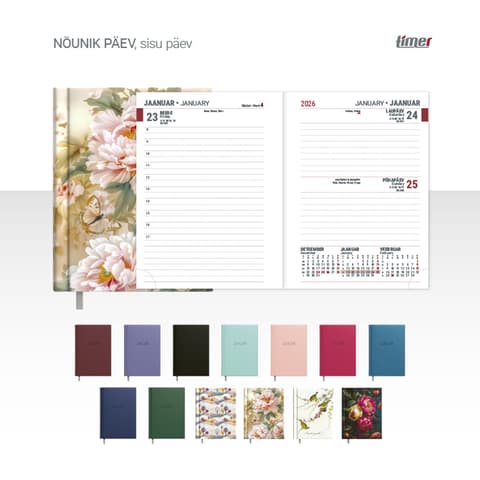2026 Kalendermärkmik Timer NÕUNIK Päev